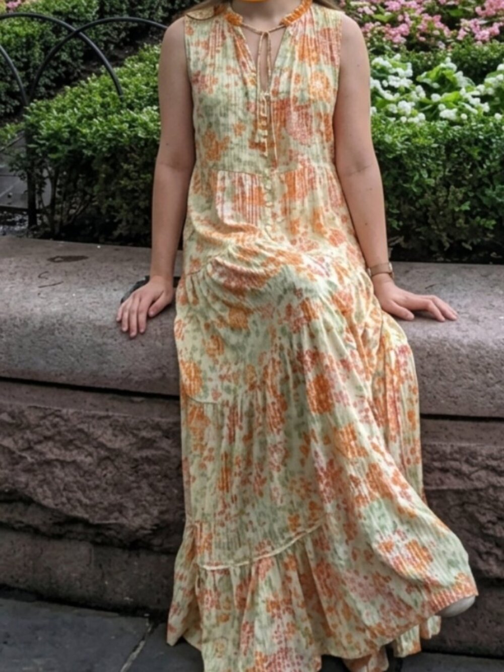 Poupette St Barth floral maxi dress